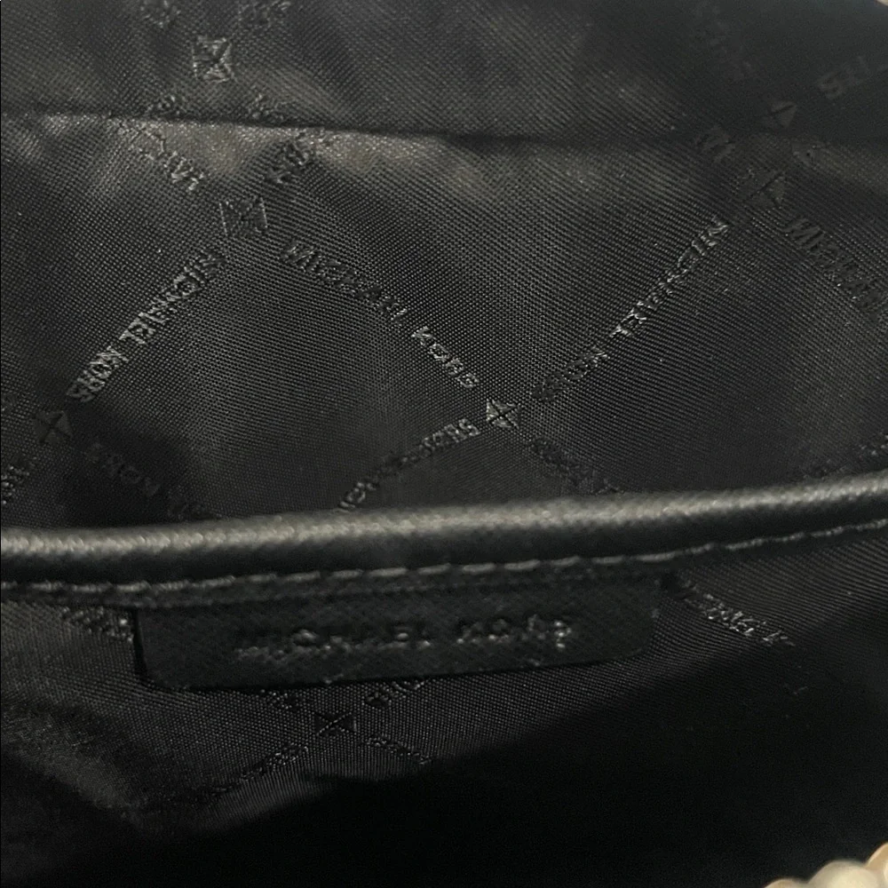 Michael Kors Large Crossbody Leather Black MK